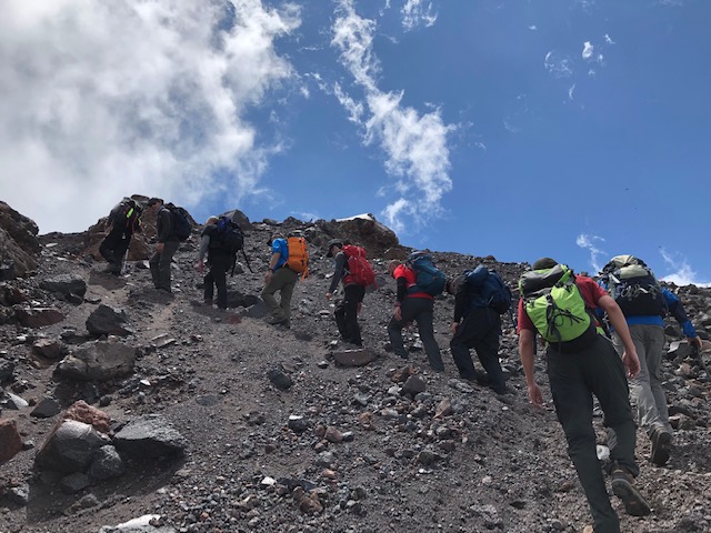 Northern slopes of Mount Elbrus