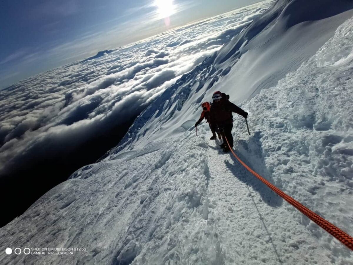 Climbing Cotopaxi again.
