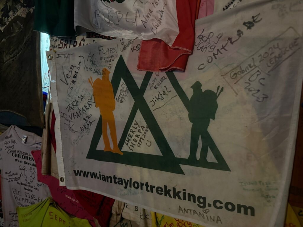 Ian Taylor Trekking Flag.