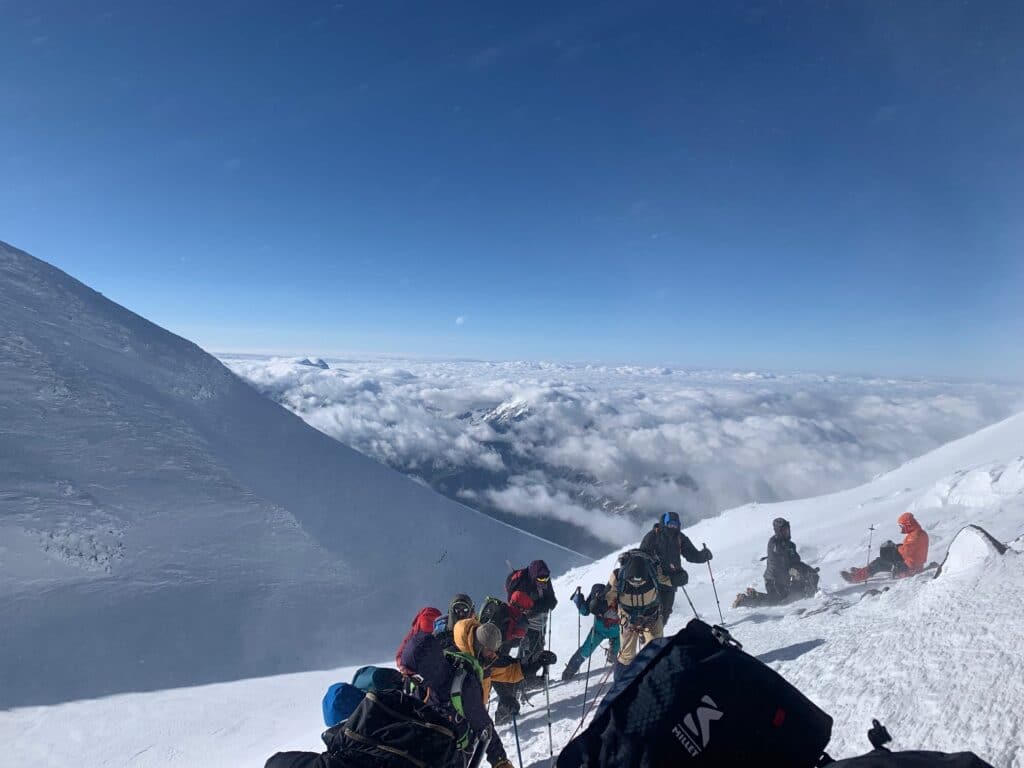 High on Mount Elbrus