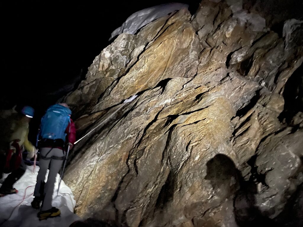 Training for Lobuche Peak