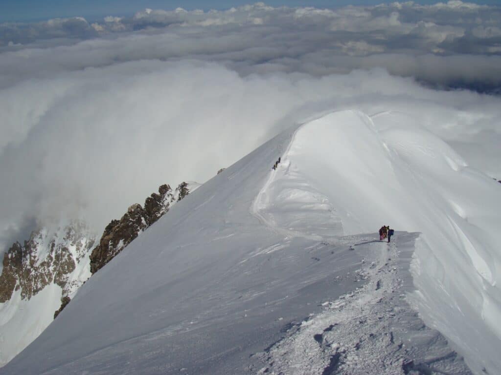 High on Mont Blanc
