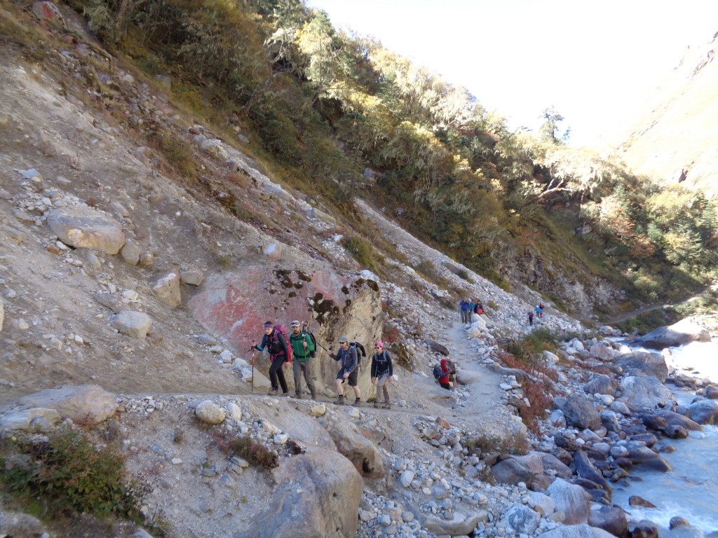 More Risky Landslide Areas on the Everest Base Camp Trek