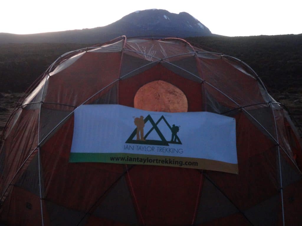 Kilimanjaro from the Shira Camp 1 