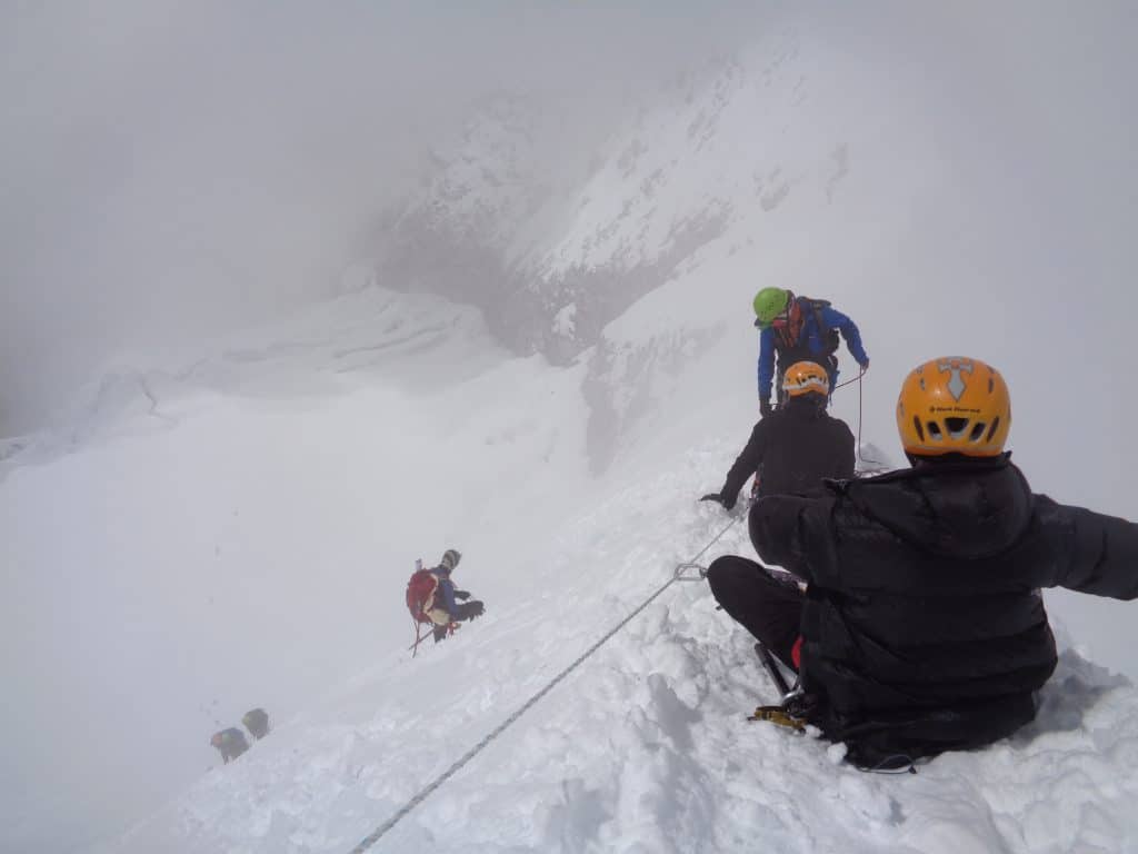 Island peak is challenging