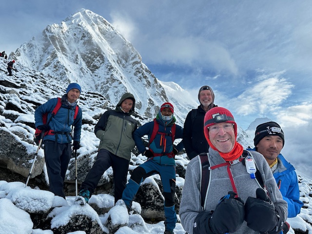 High in the Everest region