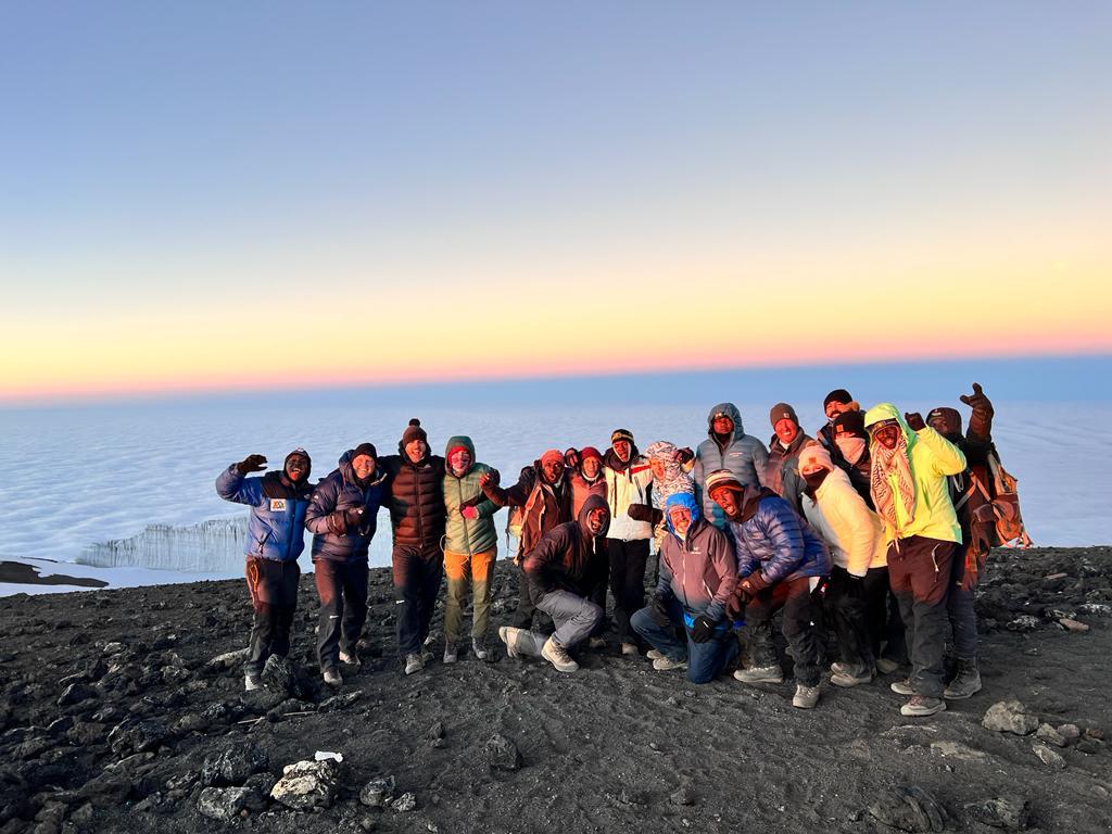 Sunrise on Mount Kilimanjaro