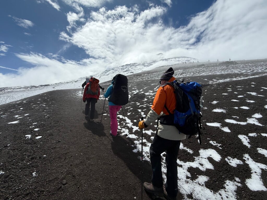 Summit night on Cotopaxi