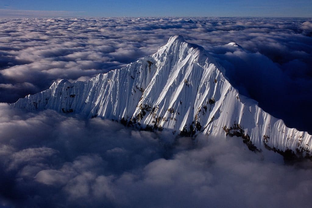 Flying into Huaraz Peru.