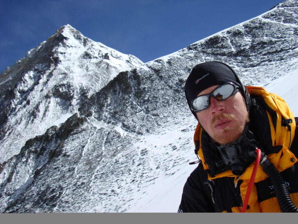Ian Taylor on the Lhotse Face