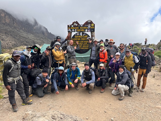 Elevation Gains on Kilimanjaro - Lemosho Route