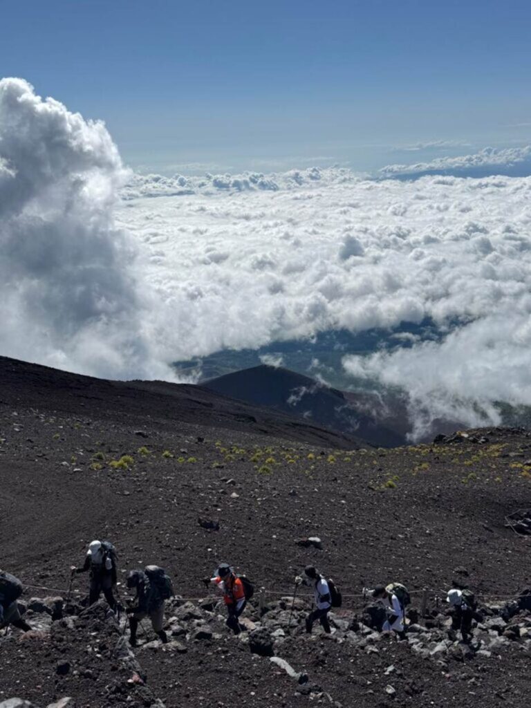 Climbing Mount Fuji