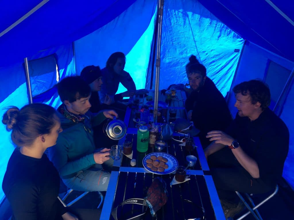 Dining Tent on Island Peak