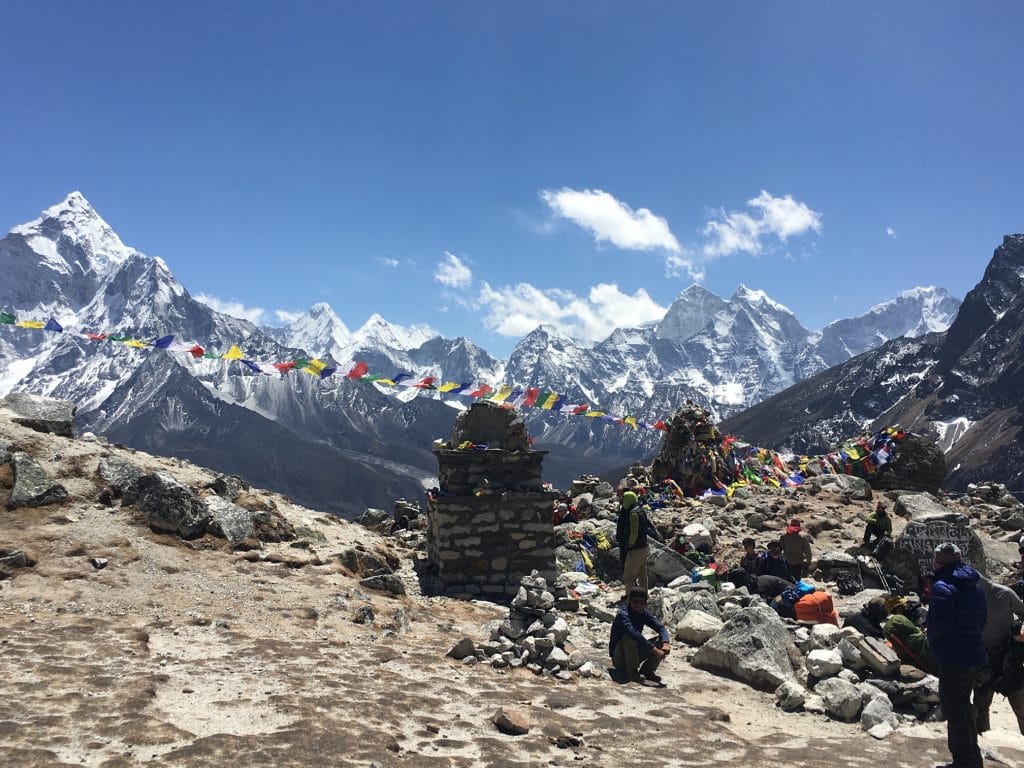 The top of the Thukla Pass