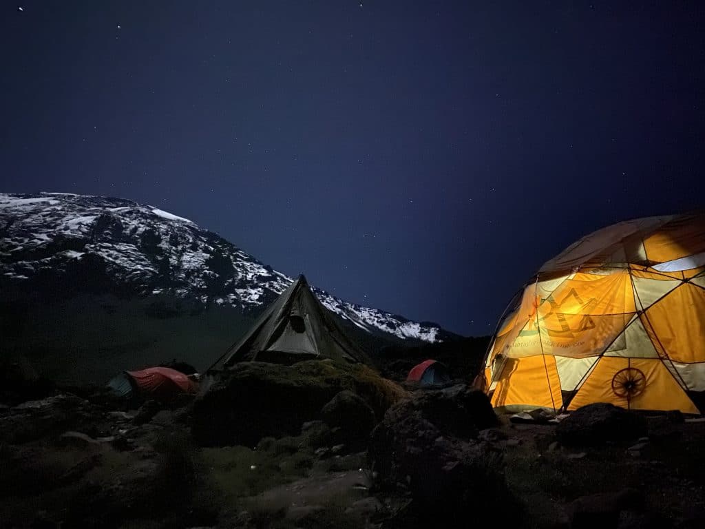 The stars are out on Kilimanjaro