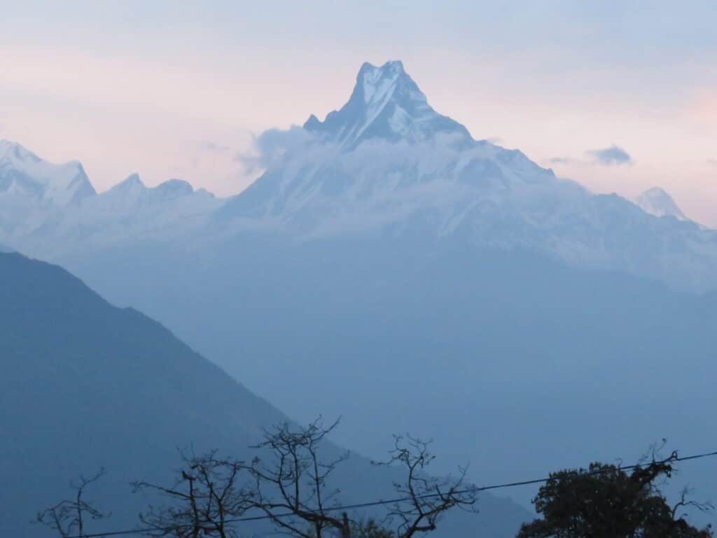 Machhapuchare from Tadapani