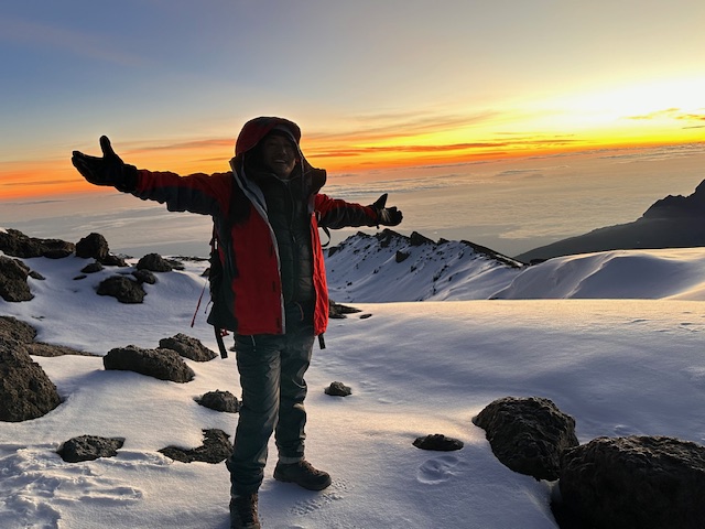 Sunrise on Mount Kilimanjaro