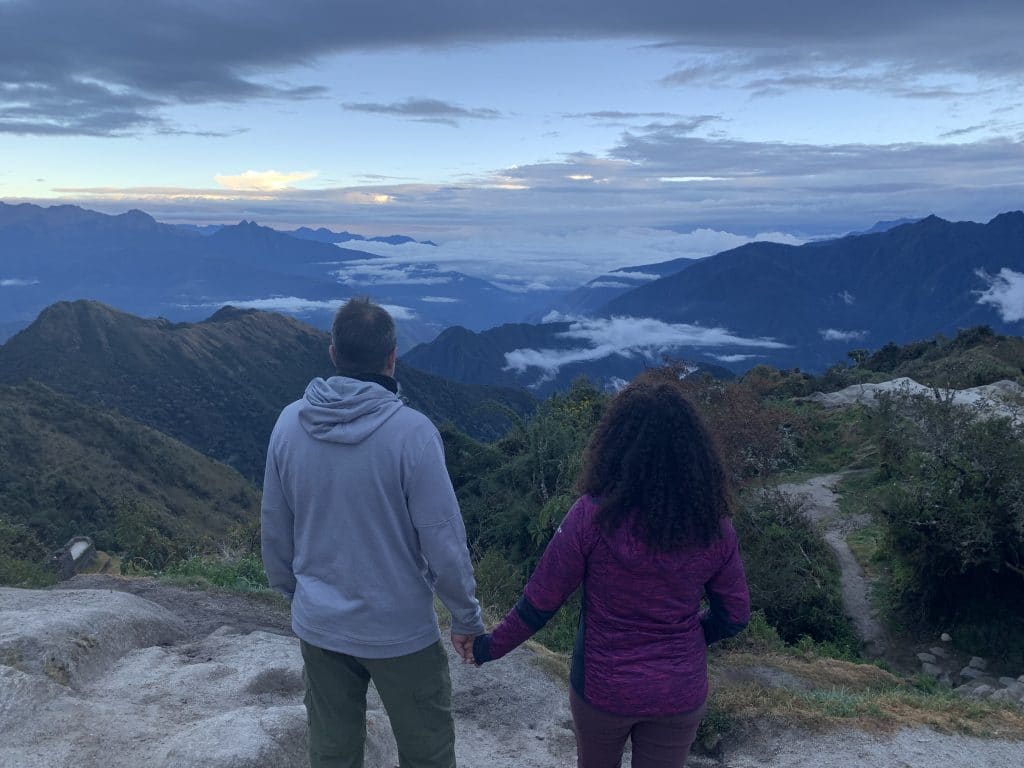 Taking in the view at Phuyupatamarca