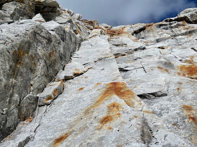 Above High Camp on Lobuche East Peak