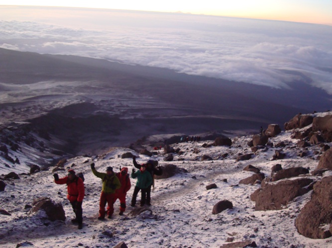 High on Kilimanjaro