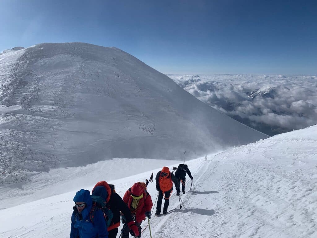 High on Mount Elbrus