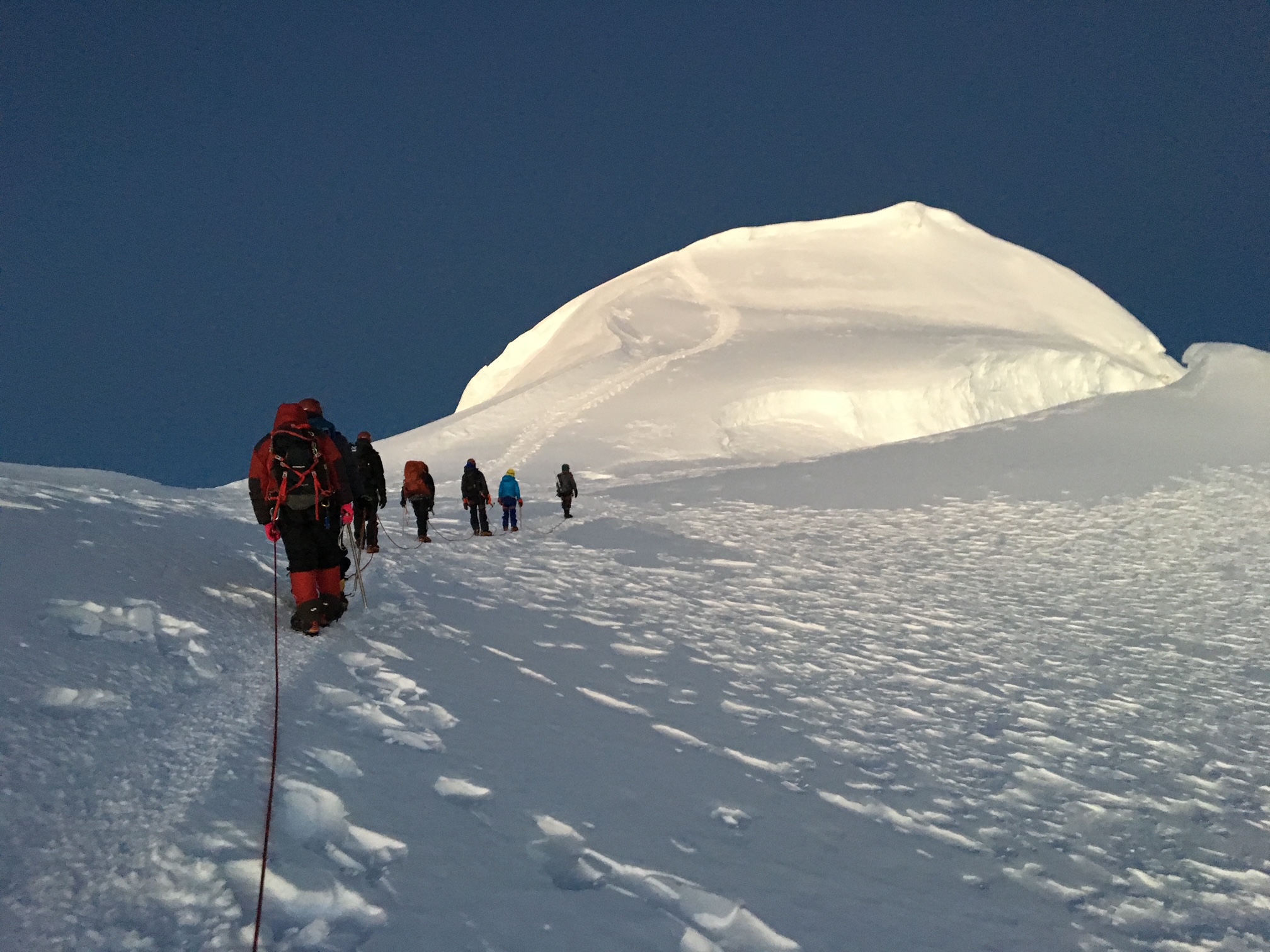 The summit of Mera Peak