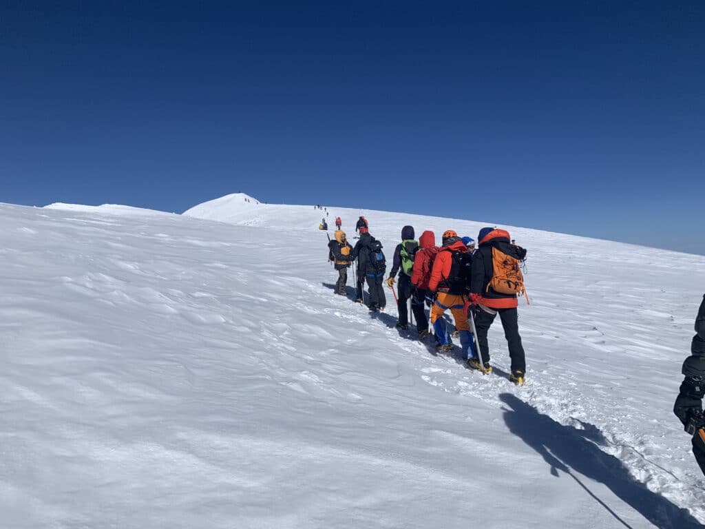 Almost at the Top of Mount Elbrus