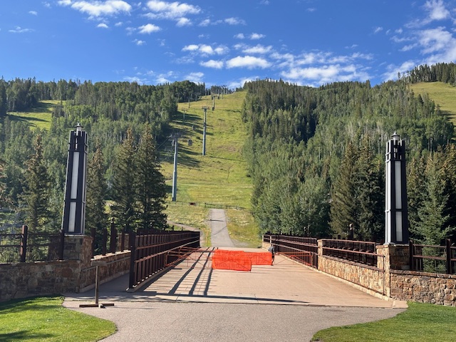 Training on Berrypicker trail in Vail.