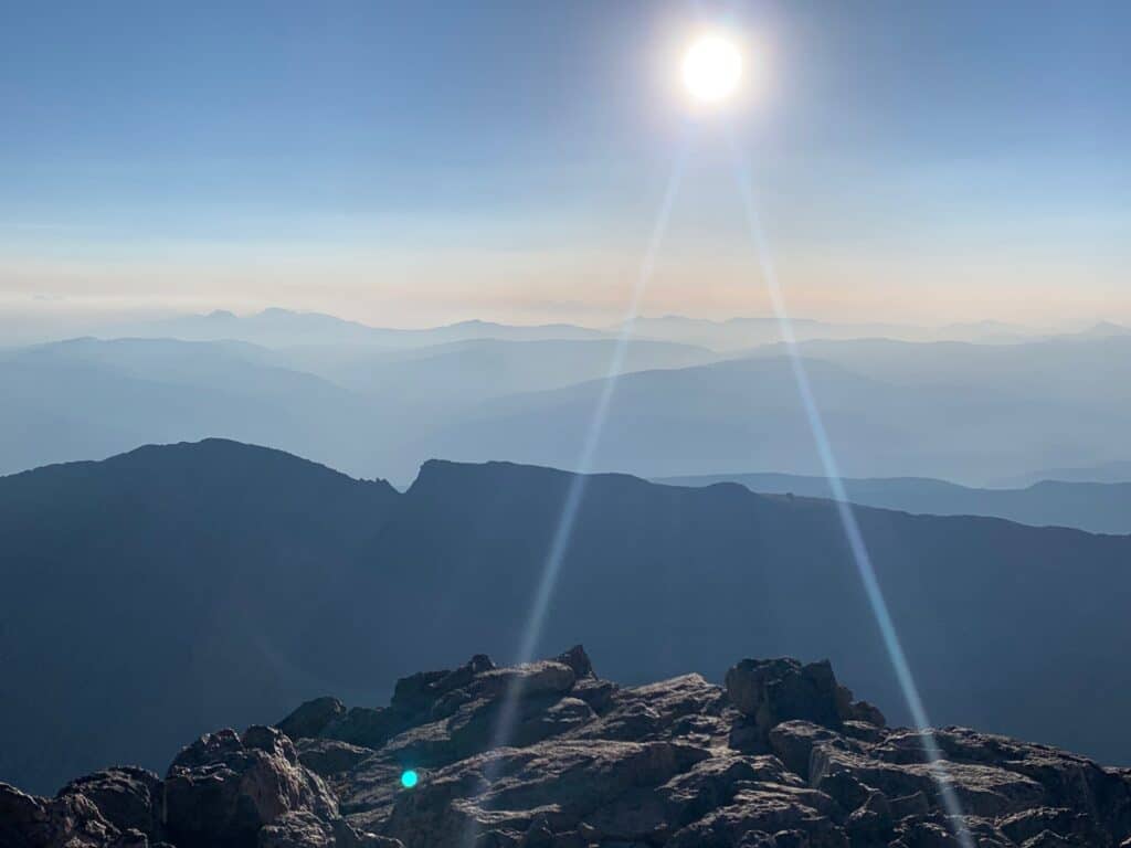Looking across to Notch Mountain