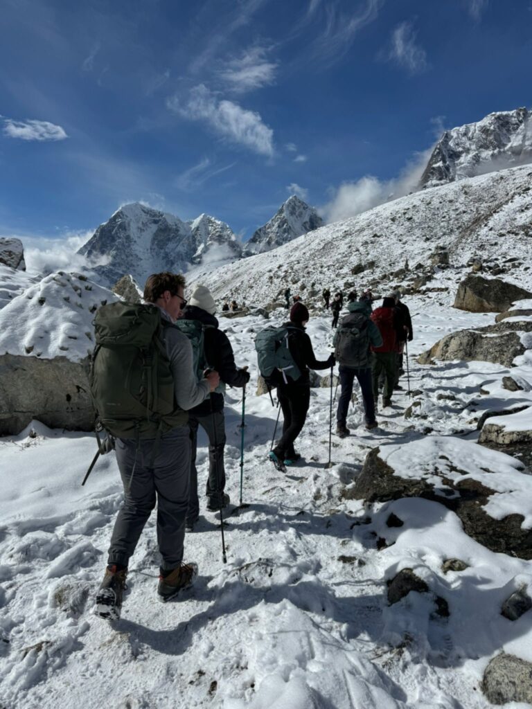 The trail to Everest Base Camp,