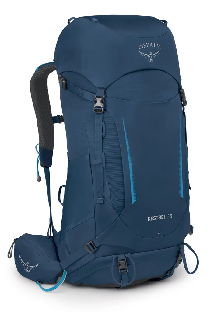 Train with a backpack